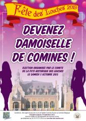 Devenez la 50ème Damoiselle de Comines !
