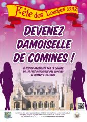 Devenez la Damoiselle de Comines 2012 !