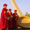 Inauguration d'une louche géante sur le rond point du Grand Perne à Comines