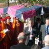 Inauguration d'une louche géante sur le rond point du Grand Perne à Comines