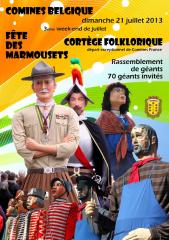 Rassemblement de 70 géants pour la fête des Marmousets 2013