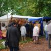 Visite du marché médiéval au jardin public