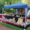 Marché médiéval dans le jardin public