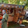 Marché médiéval dans le jardin public