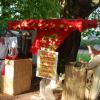 Marché médiéval dans le jardin public Marché médiéval dans le jardin public