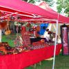 Marché médiéval dans le jardin public