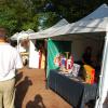 Marché médiéval dans le jardin public