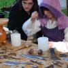 Marché médiéval dans le jardin public