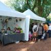 Marché médiéval dans le jardin public Marché médiéval dans le jardin public