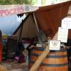 Marché médiéval dans le jardin public