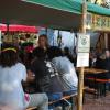 Marché médiéval dans le jardin public