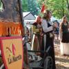 Marché médiéval dans le jardin public