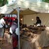 Marché médiéval dans le jardin public