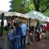 Marché médiéval dans le jardin public