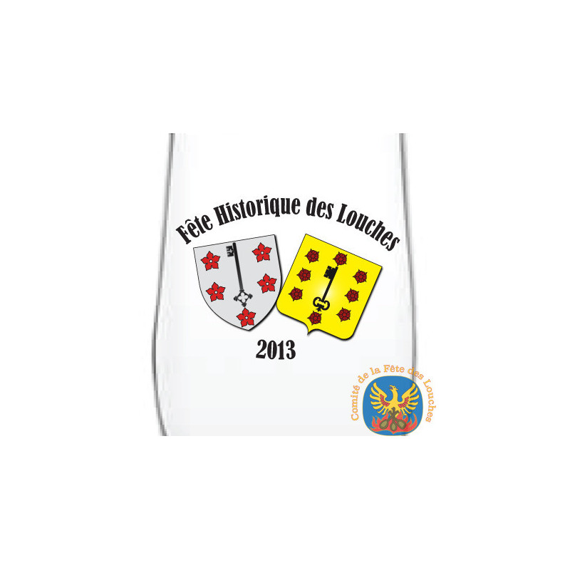 Verre 2013 Blasons Comines France et Belgique Verre 2013 Blasons Comines France et Belgique