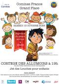 Remise des cl&eacute;s de la ville, cort&egrave;ge des allumoirs et jet des louches pour enfants