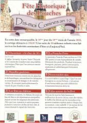 Programme du cortège historique